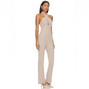MAJORELLE jumpsuit in beige size small